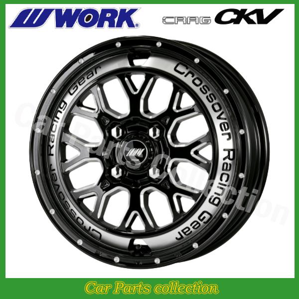 WORK 15インチ 4.5J 4H P.C.D:100 INSET:45 ワーク(WORK) クラッグ