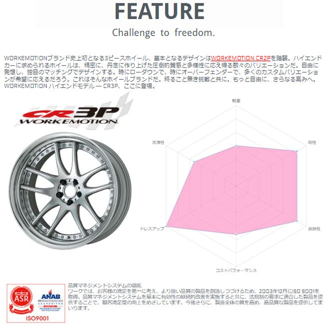 WORK CR 3P 19インチ ホイール ワーク ワーク エモーション CR 3P 19インチ - フェアレディ Z