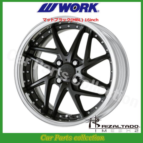 WORK 16インチ 6.5J 4H/PCD 100 DEEP RIM Odisk ワーク(WORK