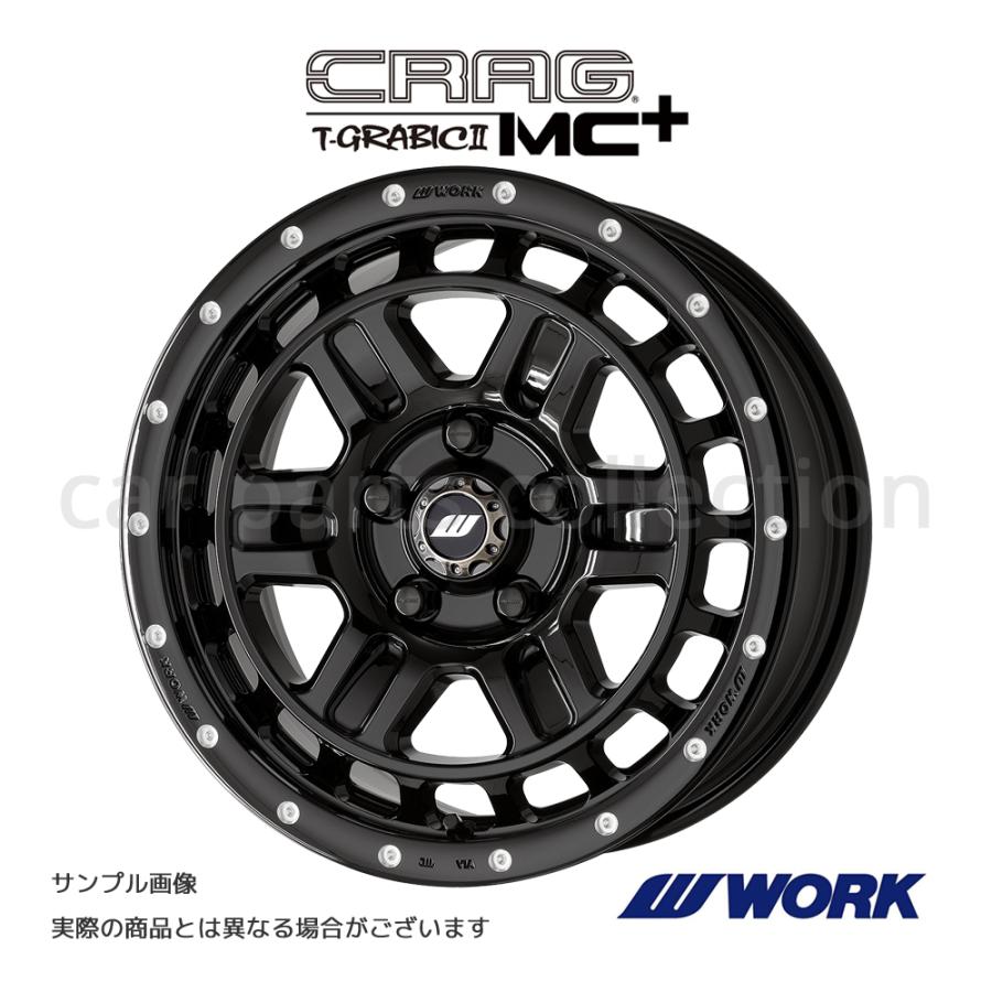 WORK 16インチ 7.0J +38 5H/114.3 WORK ホイール CRAG T-GRABIC2 MC+