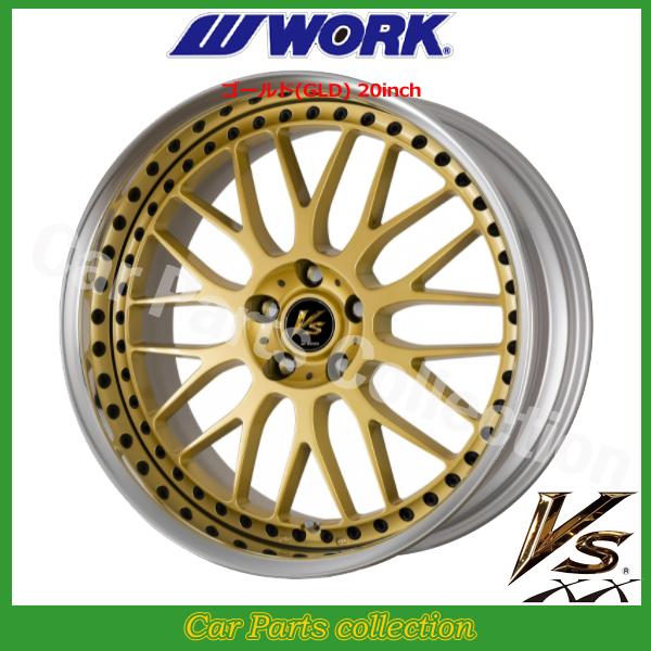 work19inchサイズF9.5J R10.5J PCD114.3引き取り優先します安く値下げします WORK 19インチ 10.0J FULL REVERSE STANDARD Adisk ワーク(WORK) VS XX