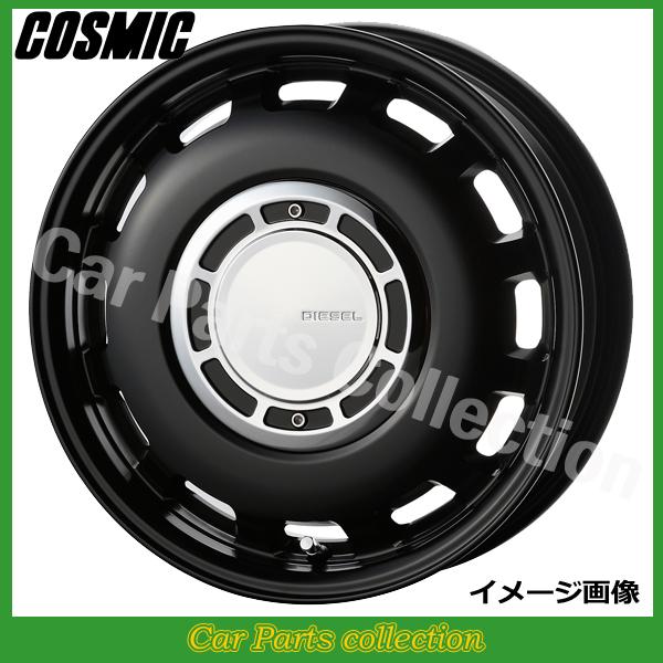 [美品]fiat500タイヤホイール4本スタッドレス cosmicクロスブラッド 15インチ 6.0J 4H P.C.D:100 INSET:32 コスミック COSMIC X BLOOD