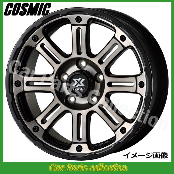 16in 7.0J +38 5H P.C.D.114.3 (73φ) コスミック 銀輪 X BLOOD XB01 SEMI GROSS GRAY (1本)