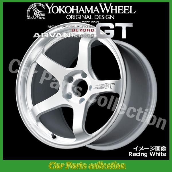18インチ 10.0J +25 5H 114.3 (M14) ヨコハマ ADVAN Racing GT BEYOND レーシングホワイト (1本)