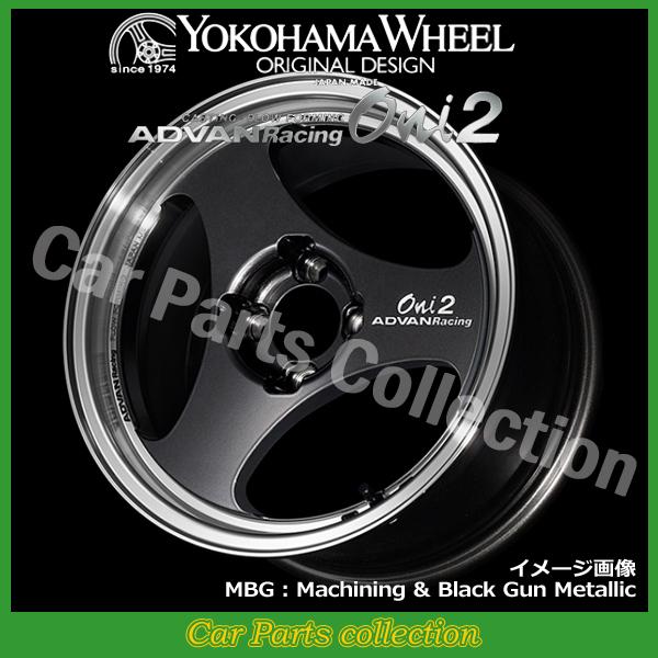 14インチ 7.0J +30 4H 100 (M12) ヨコハマ ADVAN Racing Oni2 マシニング\u0026ブラックガンメタリック (1本)