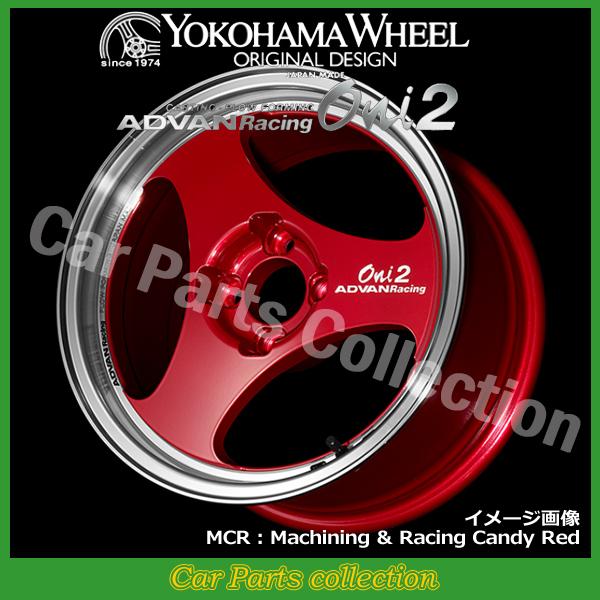 ADVAN - 15in 6.5J +35 4H 100 (M14) ヨコハマ Racing Oni2 マシニング\u0026レーシングキャンデーレッド (1本) 車、バイク、自転車-アルミホイール