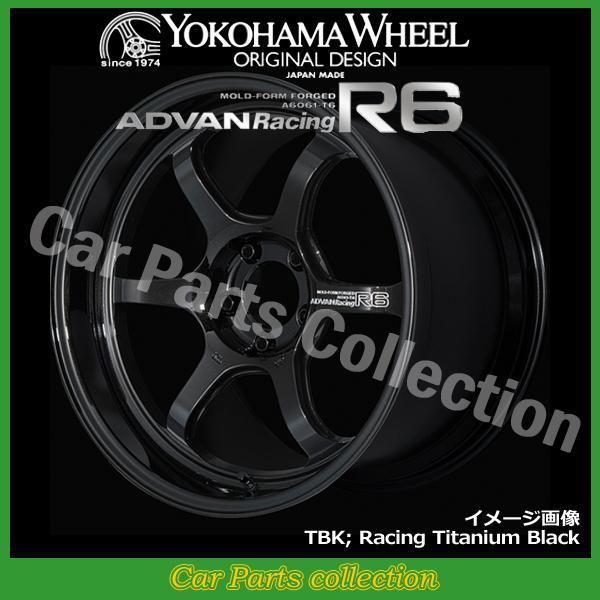 18インチ 10.0J 5H(M14) P.C.D:114.3 INSET:35 ヨコハマ YOKOHAMA アドバンレーシングR6 TBK(1本)