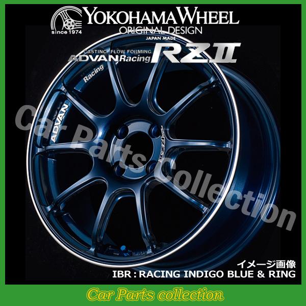 15インチ 7.0J 4H(M14) P.C.D:100 INSET:42 ヨコハマ YOKOHAMA アドバンレーシングRZII IBR(1本)