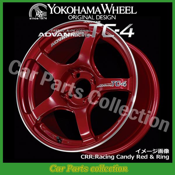 15インチ 5.5J 4H(M12) P.C.D:100 INSET:45 ヨコハマ YOKOHAMA アドバンレーシングTC-4 CRR(1本)
