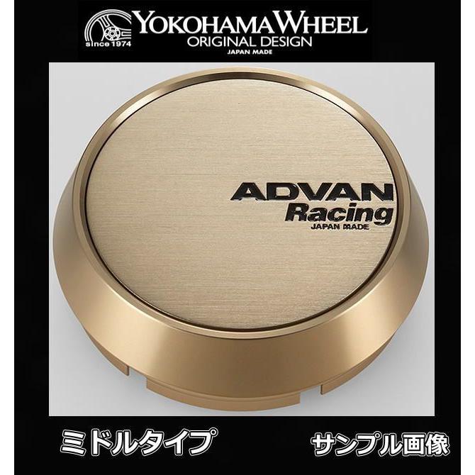 ADAVN Racing センターキャップ V1211 フラット ゴールドφ73 【公式通販】