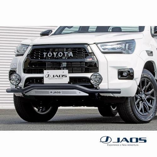 JAOS フロントスキッドバー ブラック／ブラスト ハイラックス 125系 Z
