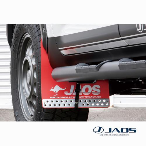 JAOSマッドガード　リアフロントセット JAOS マッドガード3 フロントセット レッド ランドクルーザー 300系 GR