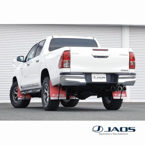 JAOS マッドガード3 フロントセット レッド ハイラックス 125系 Z“GR