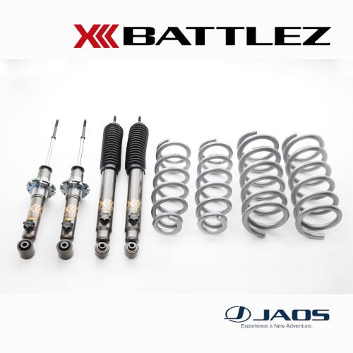 BATTLEZ リフトアップコンプリートセット パジェロ V80/90系 兵庫県で取付可)JAOS サスペンションセット BATTLEZ リフトアップ