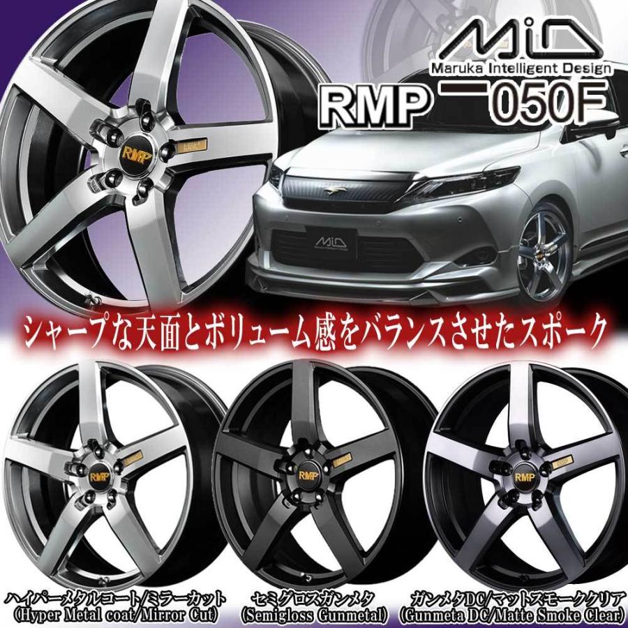 MID RMP F インチ 8.5J 5H.3 セミグロスガンメタ 法人宛て