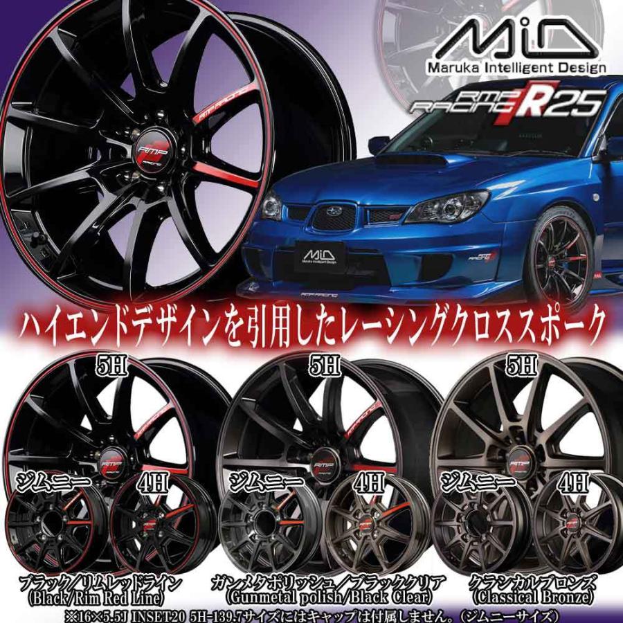 18×7.5J +40 5/114.3 RMPレーシング R25 (BKR) MID マルカ 18×7.5J +40 5/114.3 RMPレーシング R25 (BKR) MID マルカ