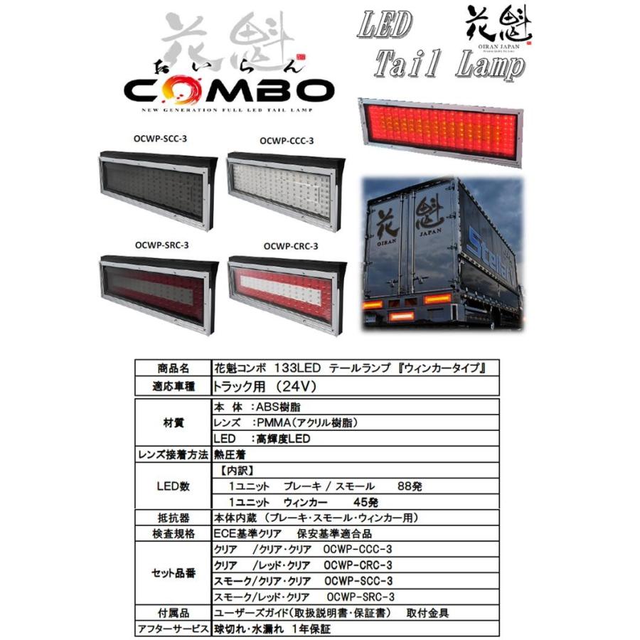 花魁 COMBO ブレーキ・スモール＆ウインカータイプ テールランプ