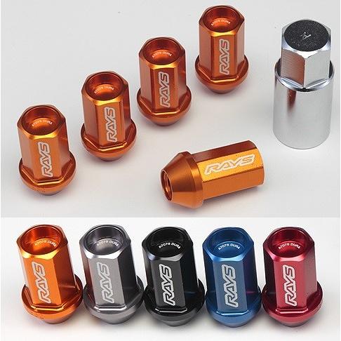 レイズ ジュラルミンロック&ナットセット L42ストレートタイプ(5穴用