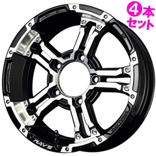 (4本特価) 16×5.5J +0 5/139.7 FDX-J (DW) レイズ 16インチ ホイール4本セット RAYS TEAM DAYTONA｜car-mania