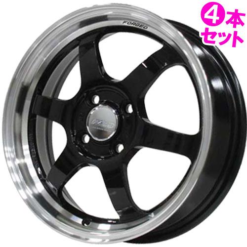 [数量限定](在庫有/1台分のみ)(4本特価) 15×5.0J +45 4/100 ボルクレーシング TE37KCR (KF) レイズ 15