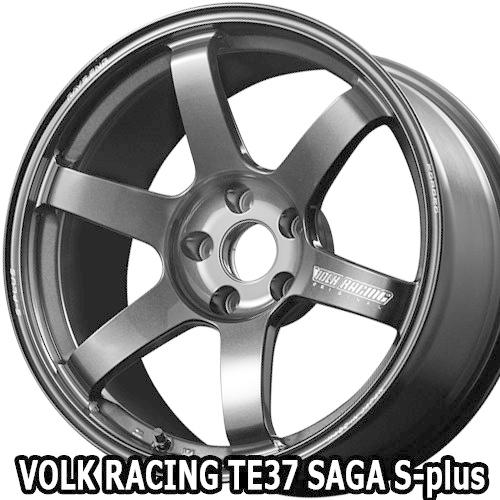 18×10.5J +30 5/112-66.6 VOLK RACING TE37 SAGA S-plus (MM) レイズ 