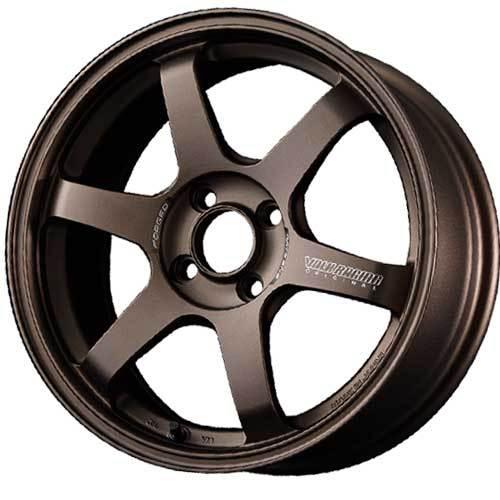 15×5.5J +45 4/100 VOLK RACING TE37 ソニック (BR) レイズ 15インチ 