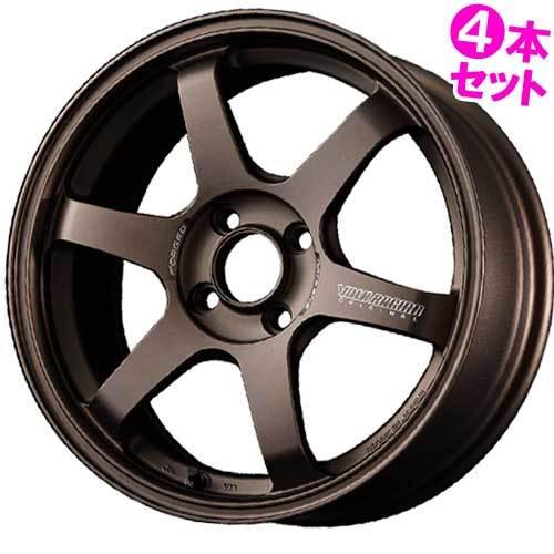 4本特価) 15×6.0J +42 4/100 VOLK RACING TE37 ソニック (BR  
