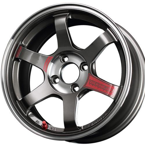 15×5.0J +45 4/100 VOLK RACING TE37ソニックSL (PG) レイズ 15インチ 