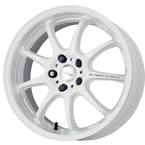 18×8.5J +47 5/100 ワークエモーション D9R (WHT) ワーク 18インチ 