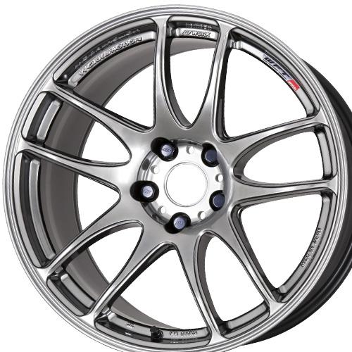 18×8.5J +47 5/100 ワークエモーション CR 極 (GTS) 細工物 18in 銀輪1本 WORK EMOTION