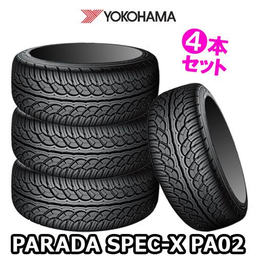 (4本特価) 235/35R20 92W XL ヨコハマ パラダ スペックX PA02 20インチ サマータイヤ 4本セット PARADA Spec-X｜car-mania