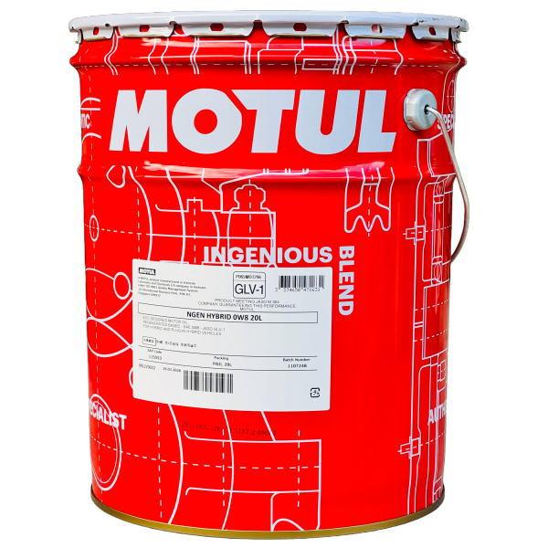 MOTUL（モチュール） 正規品 NGEN HYBRID 0W8 20L 115553 全合成油+再精製油 0W-8 GLV-1 エンジン ...
