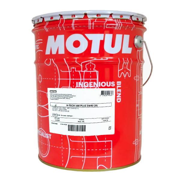 MOTUL（モチュール） 正規品 H-TECH 100 PLUS 5W40 20L 114555 全合成