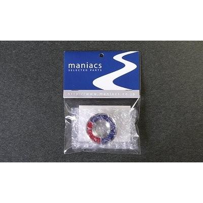 maniacs マニアックス MA-BZ-B003T VW、Audi用 キーベゼル（ネイビー/レッド）｜car-parts-shop-mm｜04