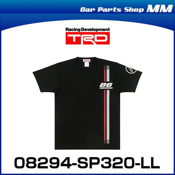 TRD 08294-SP320-LL 爆安プライス TRD×86 Tシャツ 黒 グッズ BLACK LLサイズ T-SHIRT トレンド