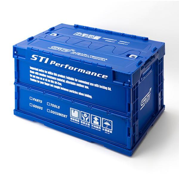 STI STSG22100230 折りたたみコンテナM WR BLUE ver. スバル グッズ n89273Car Parts Shop