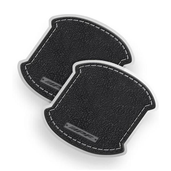 IPF EXM-01 ドアハンドルプロテクター マルチ A ブラック BK 2枚入り レザー調 汎用タイプ