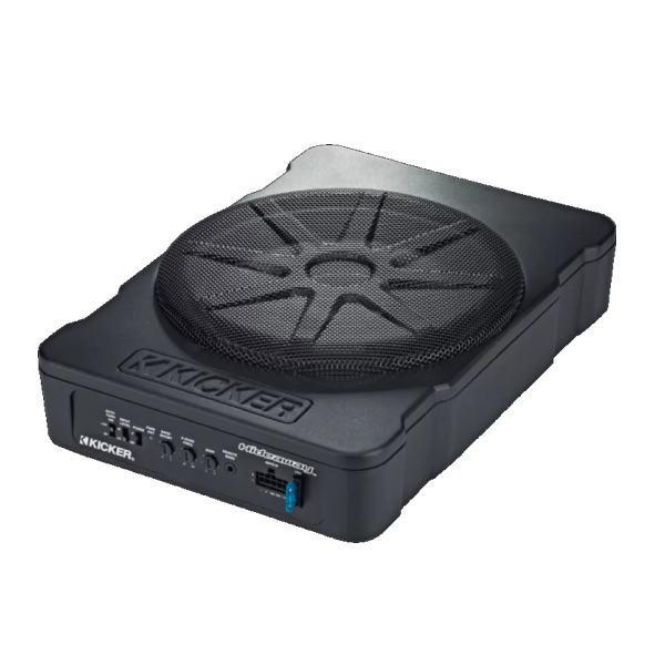 【美品】 KICKER Hideaway HS10 10インチ ウーハー KICKER キッカー HS10 パワードサブウーハー HIDEAWAY POWERED