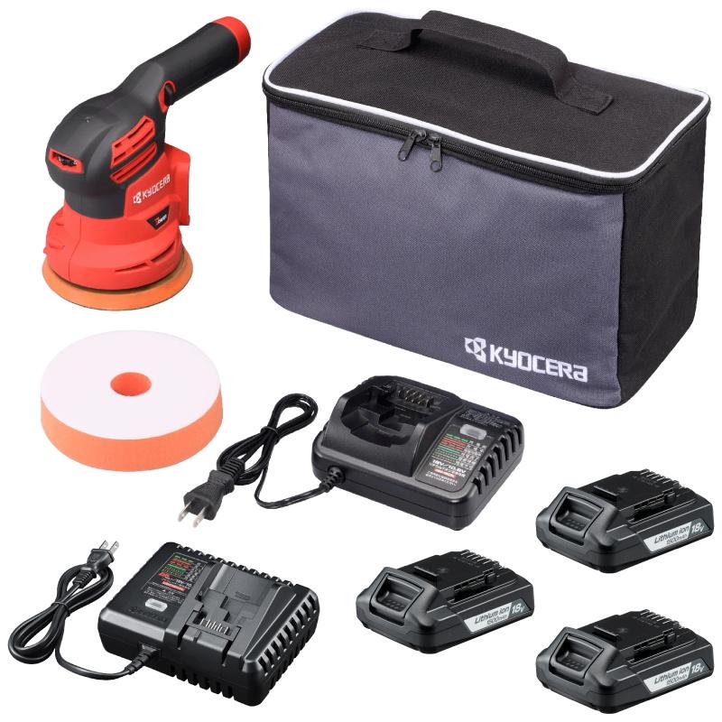 KYOCERA 京セラ BRSE-1800L1-Y 充電式ダブルアクションサンダ