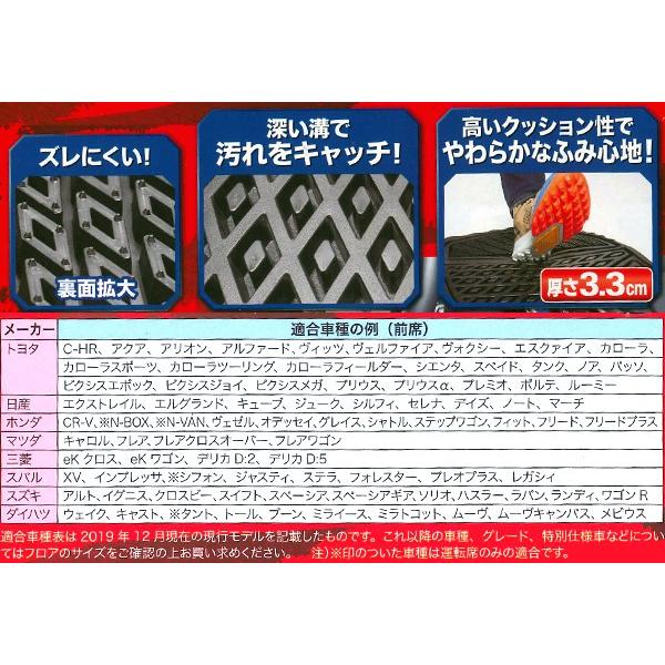 防水 フロアマット フロント 前席 用 軽自動車 コンパクトカー 普通車 ミニバン等 汎用 1枚 ストロングマット 3Dカーマット 約48×62cm 黒 :6456-01-bk:カープロ Yahoo!店 - 通販 - Yahoo!ショッピング 防水 フロアマット フロント 前席 用 軽自動車 コンパクトカー 普通車 ミニバン等 汎用 1枚 ストロングマット 3Dカーマット 約48×62cm 黒 :6456-01-bk:カープロ Yahoo!店 - 通販 - Yahoo!ショッピング