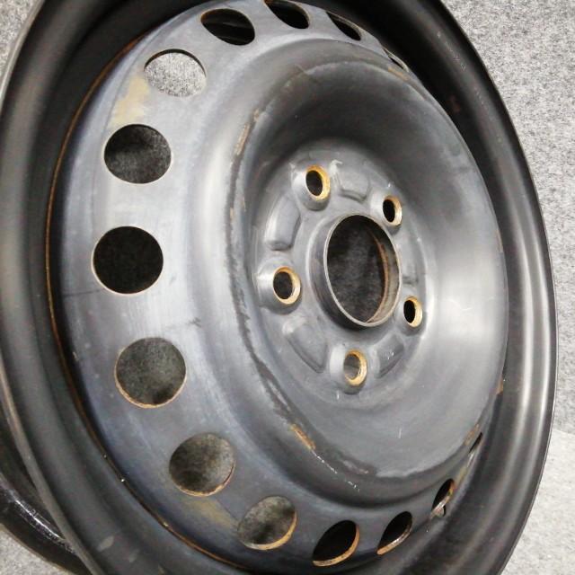 ホンダ ステップワゴン(LA−RF3)純正15㌅スチールホイールとサマータイヤの4本セット 取り敢えずの転がし用・良品との差し替え用に❗ ホンダ ステップワゴン RF1 RF2 RF3 RF4 純正スチールホイール 15×5.5