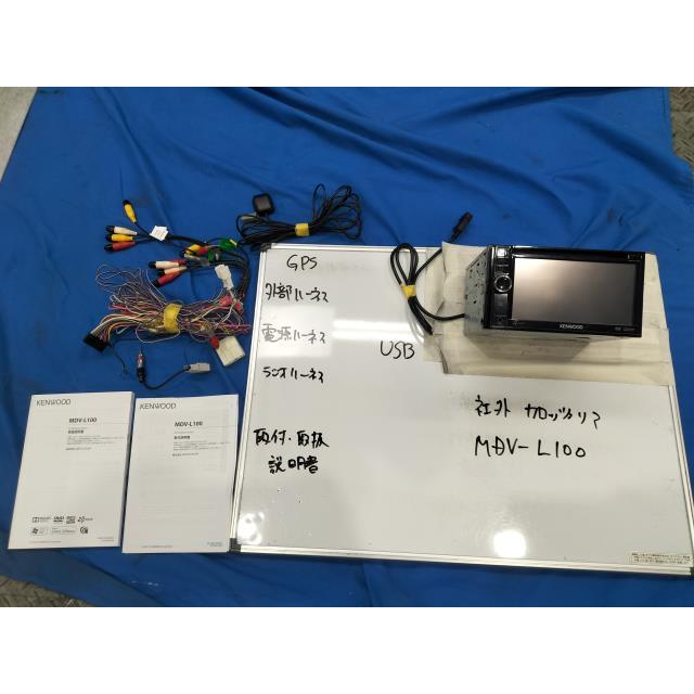 社外 ナビ Kenwood ケンウッド MDV-L100 地図データ 2012年 DVD CD USB 
