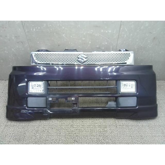 最終値下げ エブリィワゴンDA64W後期フロントバンパー パープル 紫 エブリイワゴン 2303131 4751・エブリィ 64 DA64W スズキ