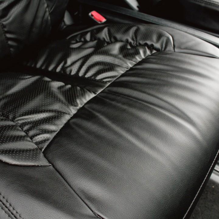 トヨタ アルファード シートカバー Z-style  グランウィング ギャザー＆パンチングレザー｜car-seatcover｜09