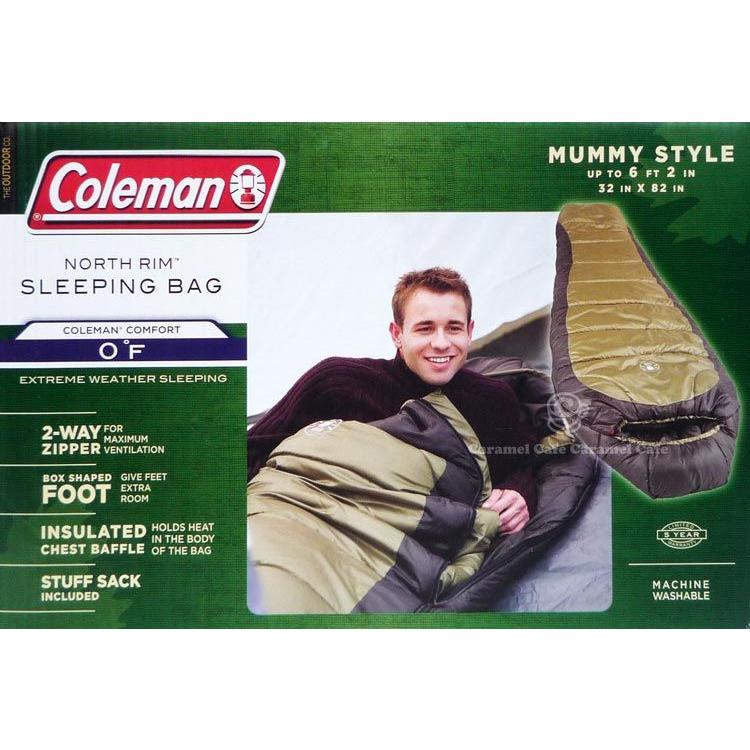 コールマン ノースリム マミー スリーピングバッグ 大人用寝袋 -18度対応 Coleman EXTREME WEATHER sleeping bag Mummy Style COSTCO  父の日｜caramelcafe｜02