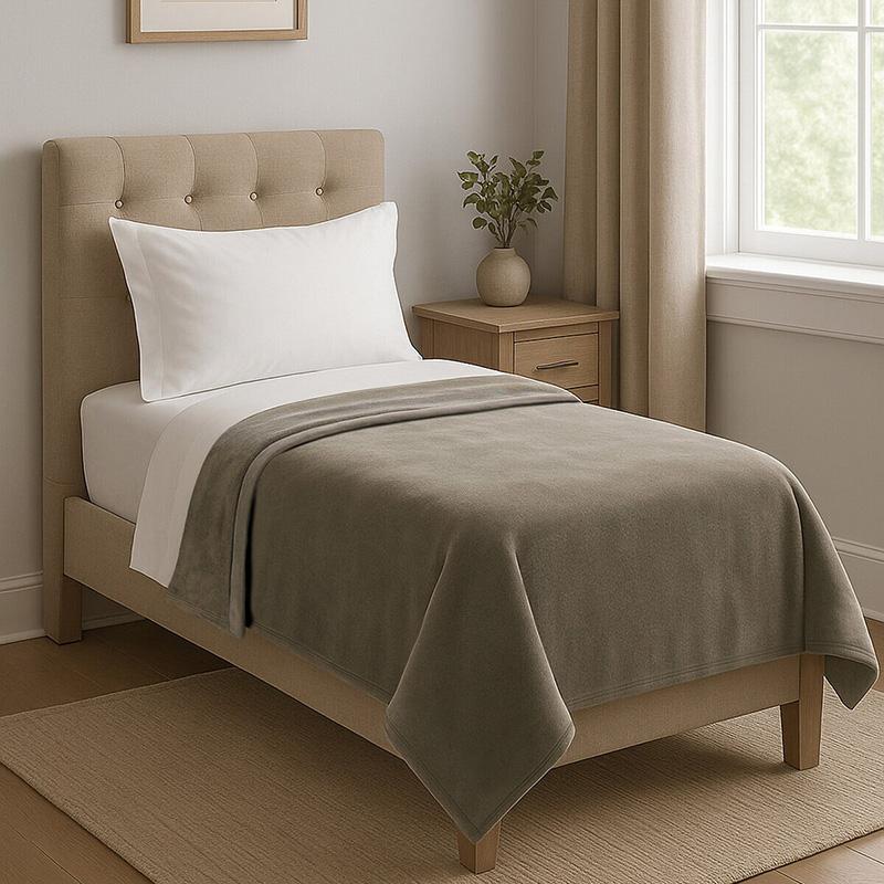 KIRKLAND ブランケット シングル 140cm×200cm 1796312 毛布 無地