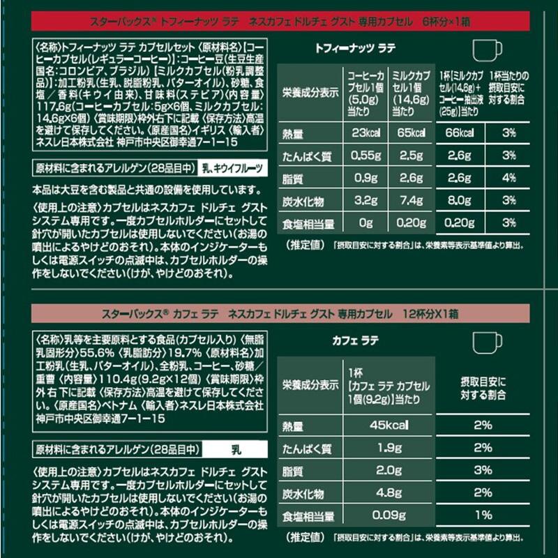 スターバックス ドルチェグスト 専用カプセル 4種アソート 42杯分二箱 スターバックス（Starbucks Coffee） STARBUCKS ドルチェグスト専用