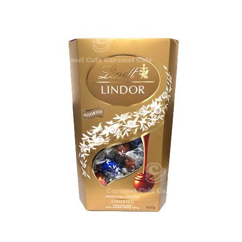 リンツ リンドール トリュフ アソート ゴールド LINDOR TRUFFLES 4FL ホワイトチョコレート 絶品 とろけるおいしさ LINDT｜caramelcafe