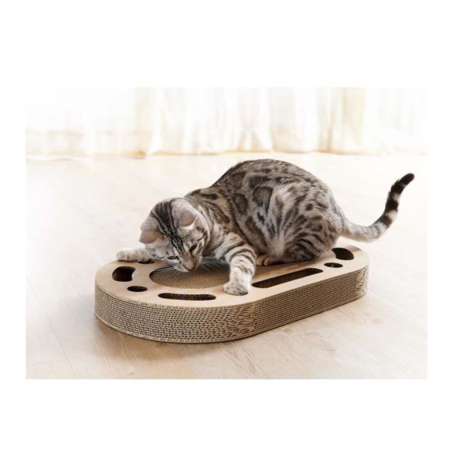 送料無料 ニャンコロビー サークル メガサイズ 爪とぎ サークル おもちゃ ペット 猫 Costco コストコ Cotbrown キャラメルカフェストア 通販 Yahoo ショッピング