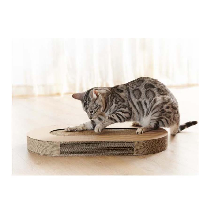 送料無料 ニャンコロビー サークル メガサイズ 爪とぎ サークル おもちゃ ペット 猫 Costco コストコ Cotbrown キャラメルカフェストア 通販 Yahoo ショッピング